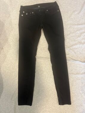 True Religion Black Skinny Jeans
